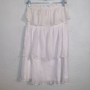 Six Degrees Cotton Off Shoulder Ruffle Mini Dress Size XL